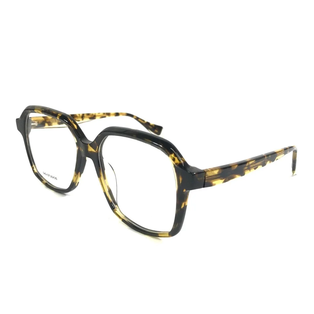 Gigi Studios Eyeglasses Frames AMAIA 6830/2 Tortoise Square Full Rim 53-16-140
